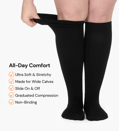 Althéa™ Advanced Wide Compression Socks For Pain Relief - Ma boutique