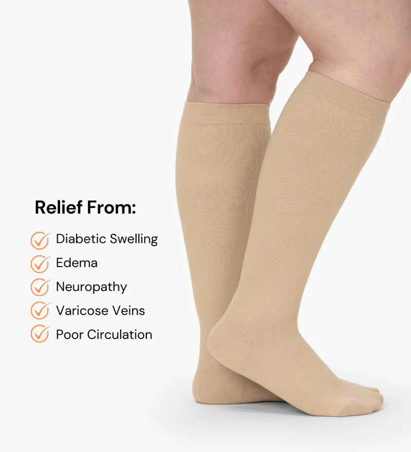 Althéa™ Advanced Wide Compression Socks For Pain Relief - Ma boutique